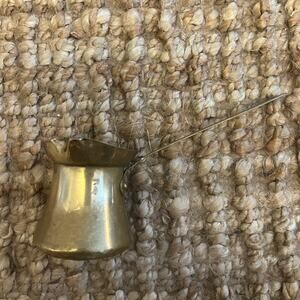 Vintage Small Copper Coffee Pot / Cezve with Long Brass Handle – Unbranded